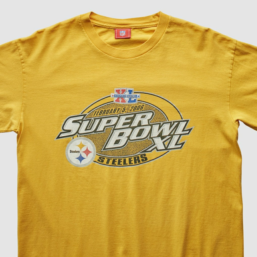 Pittsburgh Steelers NFL 2006 T-Shirt - Yellow Vintage - Fanatics