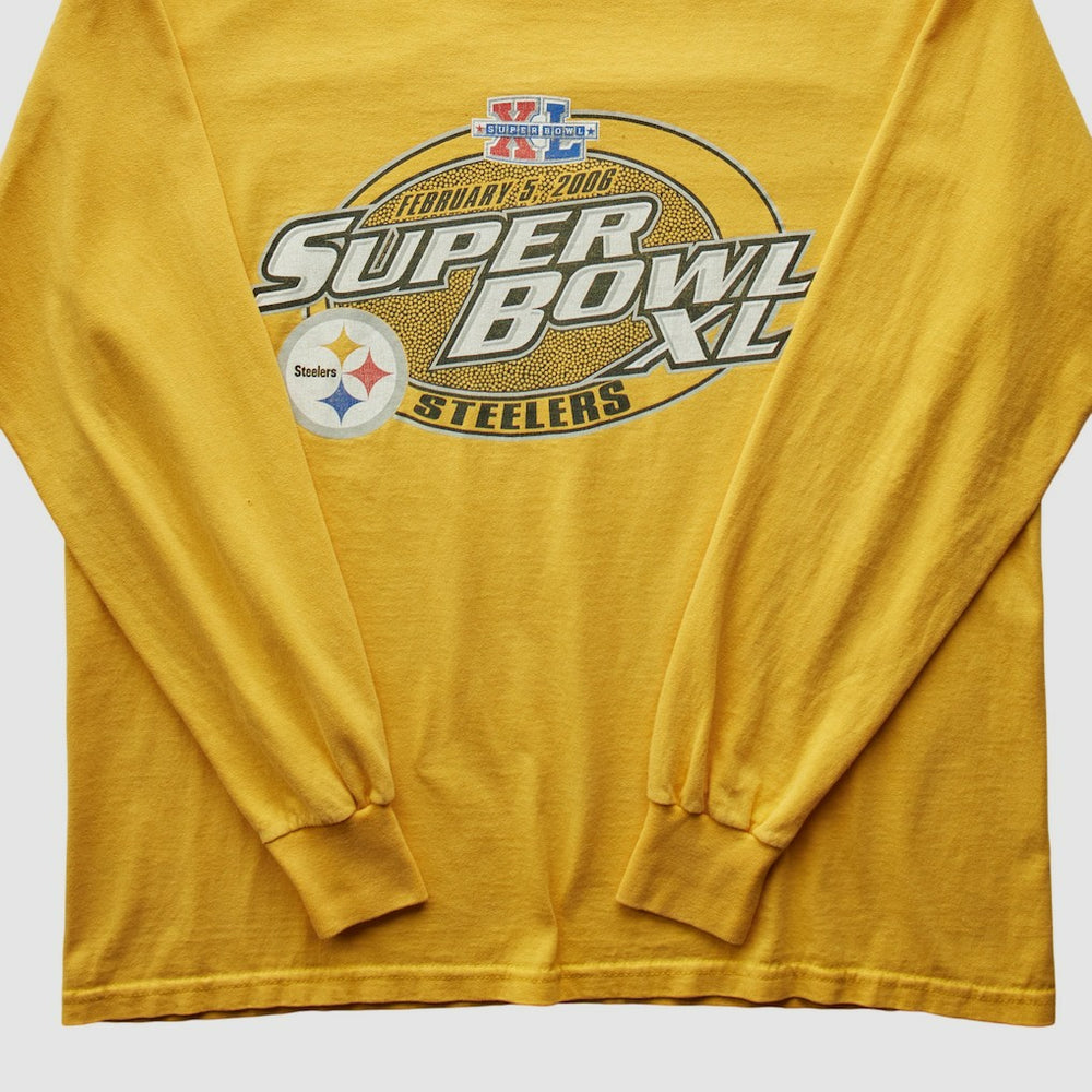 Pittsburgh Steelers NFL 2006 T-Shirt - Yellow Vintage - Fanatics
