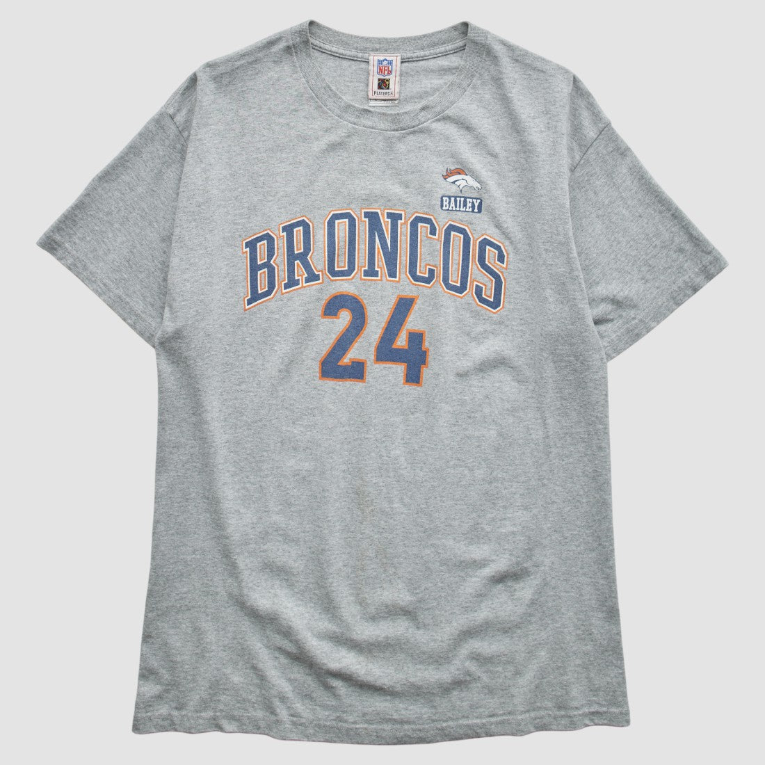 Denver Broncos NFL 2000s T-Shirt - Gray Vintage - Fanatics