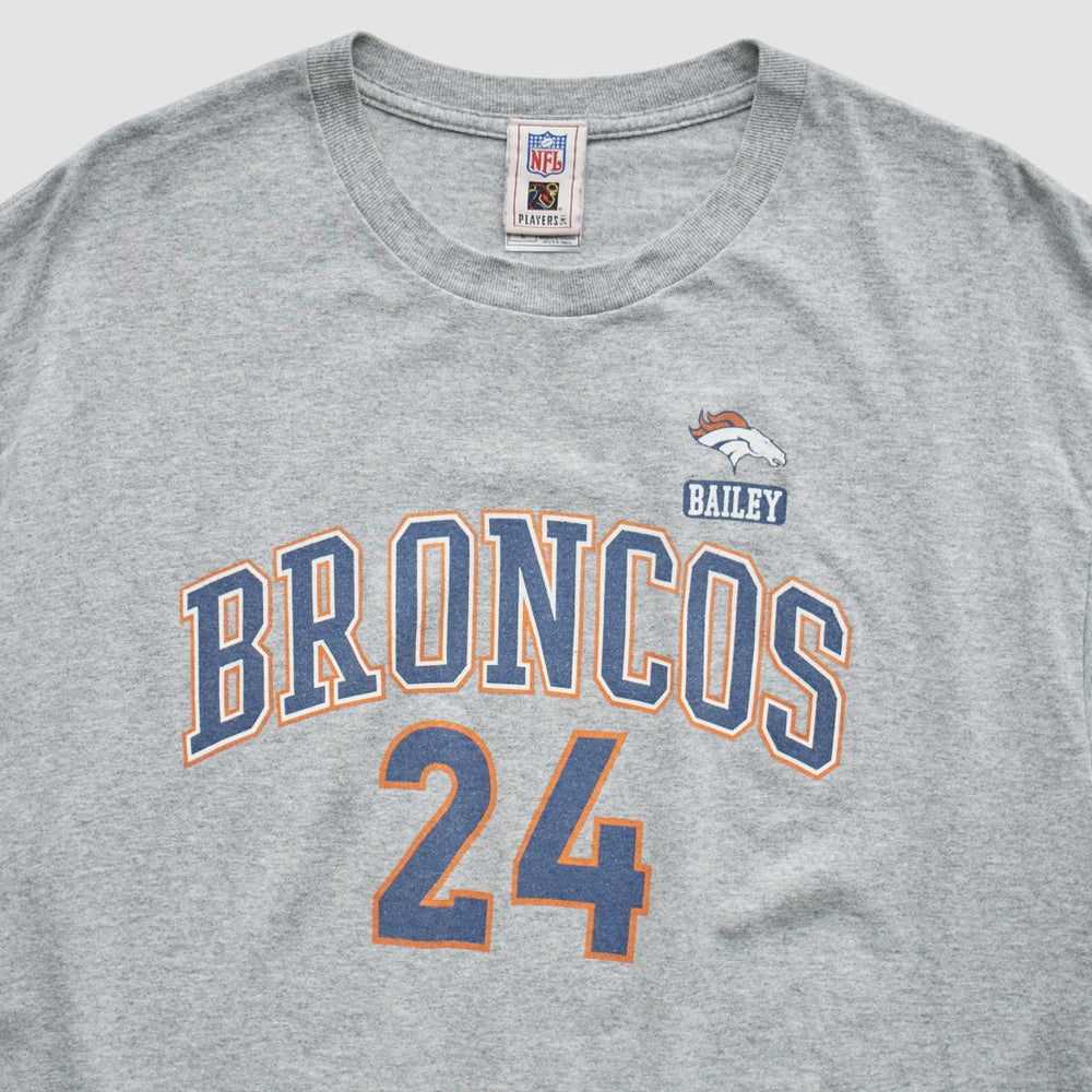 Denver Broncos NFL 2000s T-Shirt - Gray Vintage - Fanatics