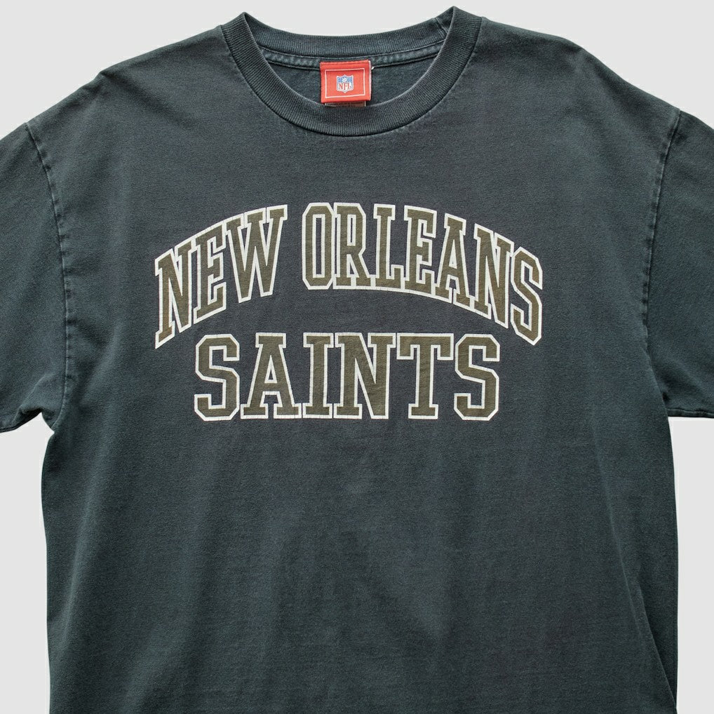 New Orleans Saints NFL 2000s T-Shirt - Black Vintage - Fanatics