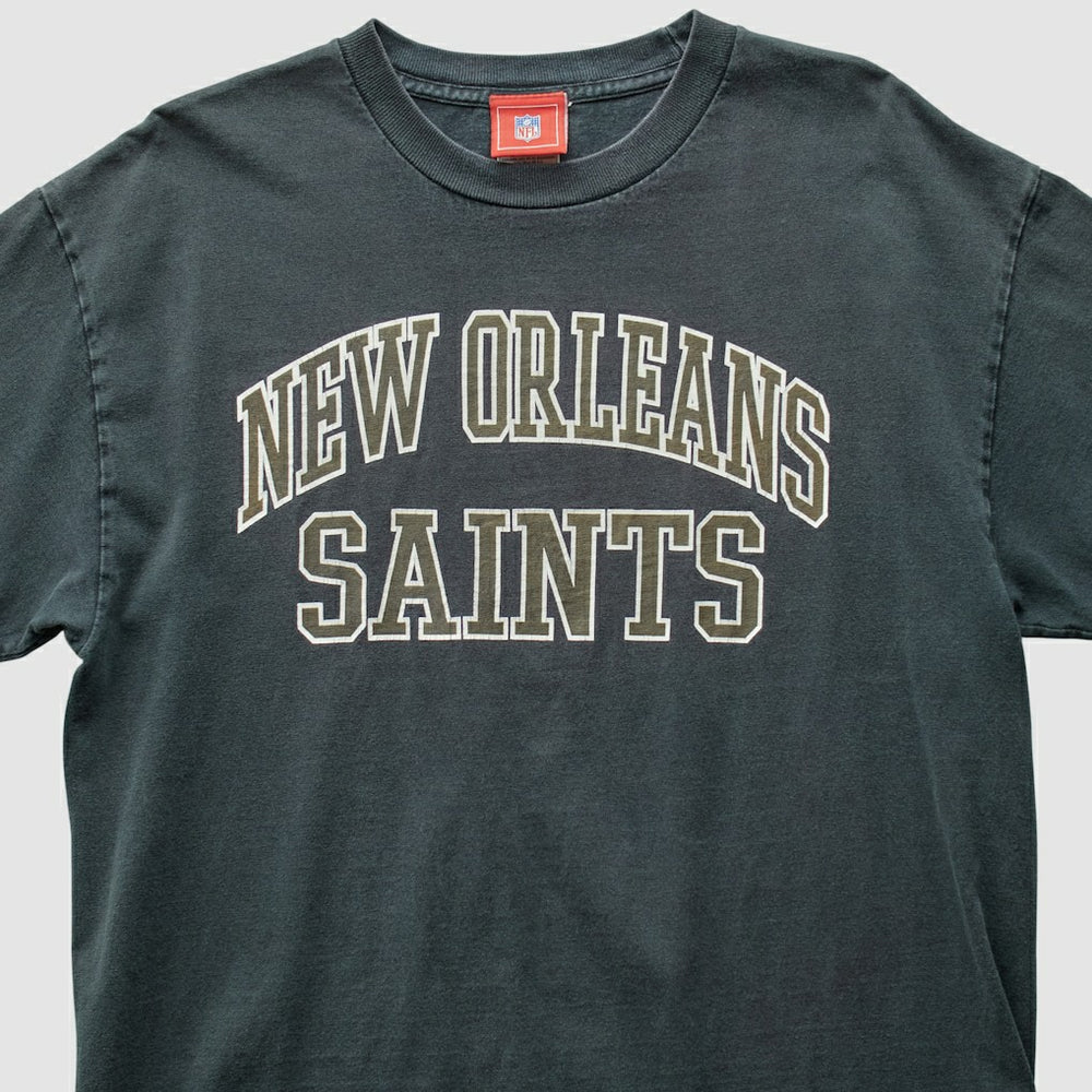 New Orleans Saints NFL 2000s T-Shirt - Black Vintage - Fanatics