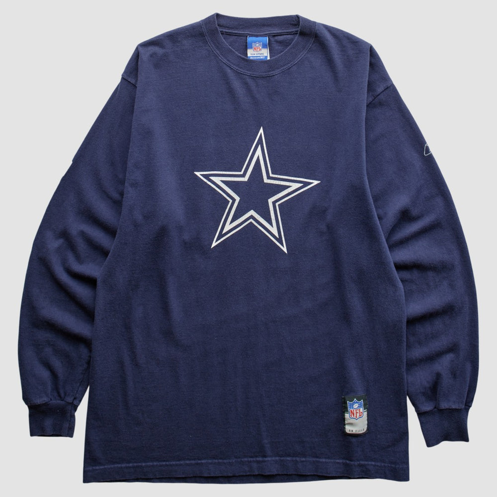 Dallas Cowboys Reebok 2000s T-Shirt - Navy Vintage - Fanatics