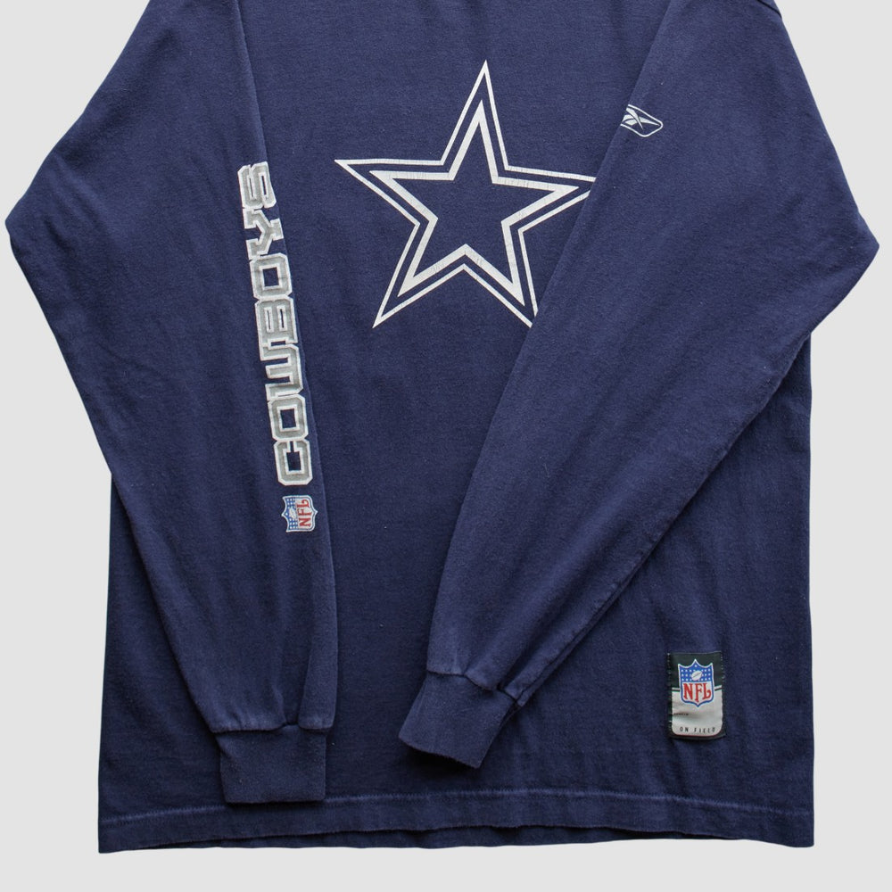 Dallas Cowboys Reebok 2000s T-Shirt - Navy Vintage - Fanatics