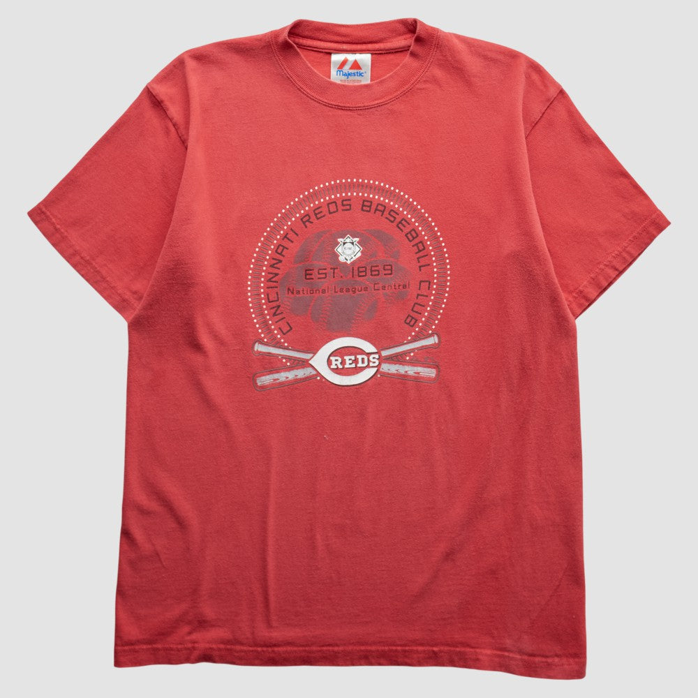 Cincinnati Reds Majestic 2000s T-Shirt Sale
