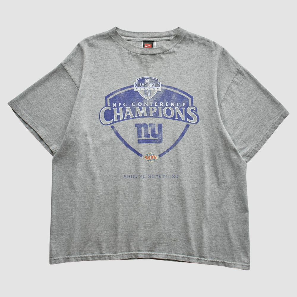 New York Giants 2000 T-Shirt - Gray Vintage - Fanatics