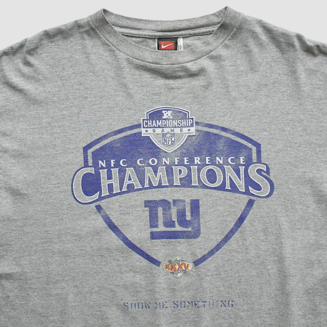 New York Giants 2000 T-Shirt - Gray Vintage - Fanatics