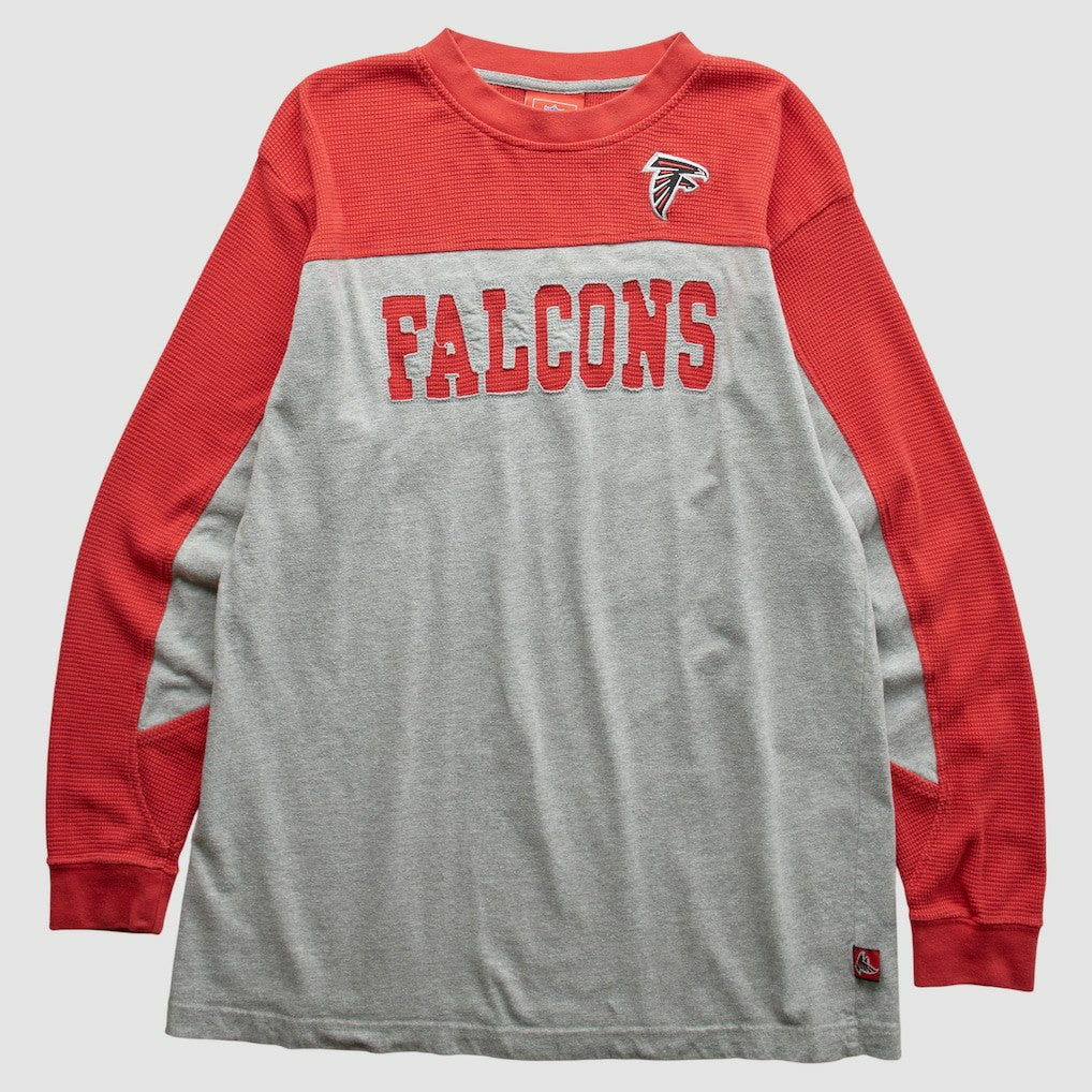 Atlanta Falcons NFL 2000s Long Sleeve T-Shirt - Gray Vintage - Fanatics