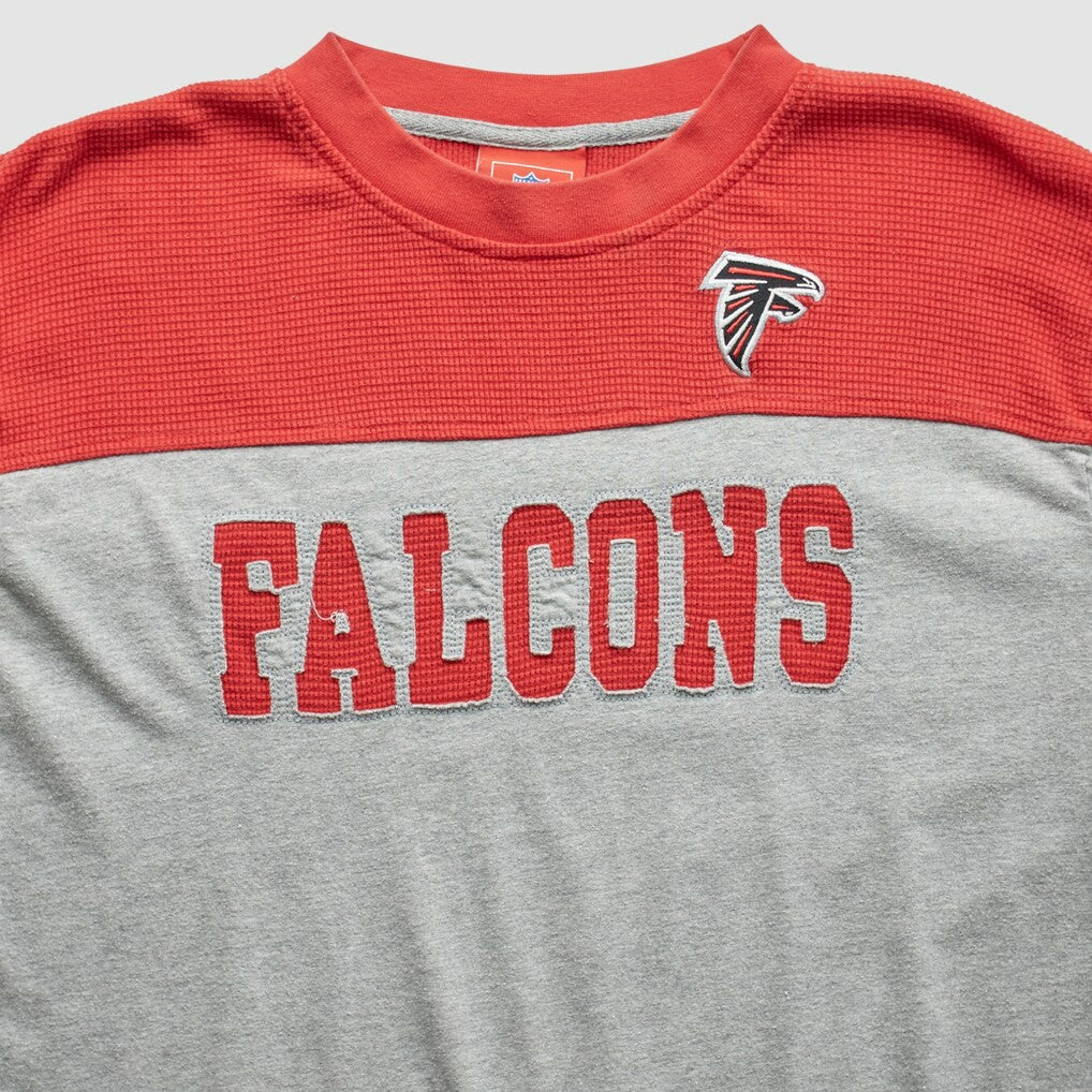 Atlanta Falcons NFL 2000s Long Sleeve T-Shirt - Gray Vintage - Fanatics