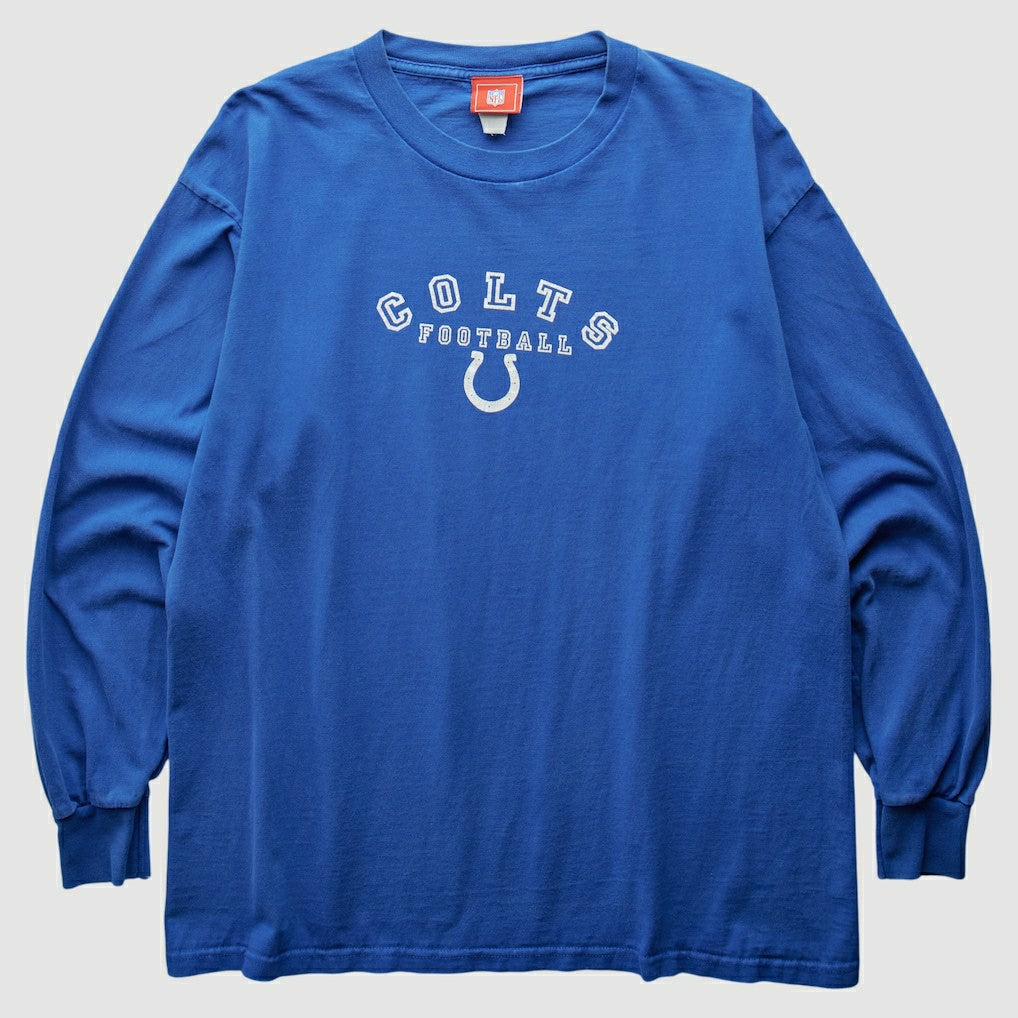 Indianapolis Colts NFL 2000s Long Sleeve T-Shirt - Blue Vintage - Fanatics
