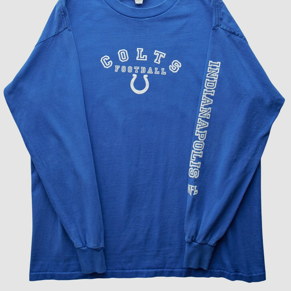 Indianapolis Colts NFL 2000s Long Sleeve T-Shirt - Blue Vintage - Fanatics