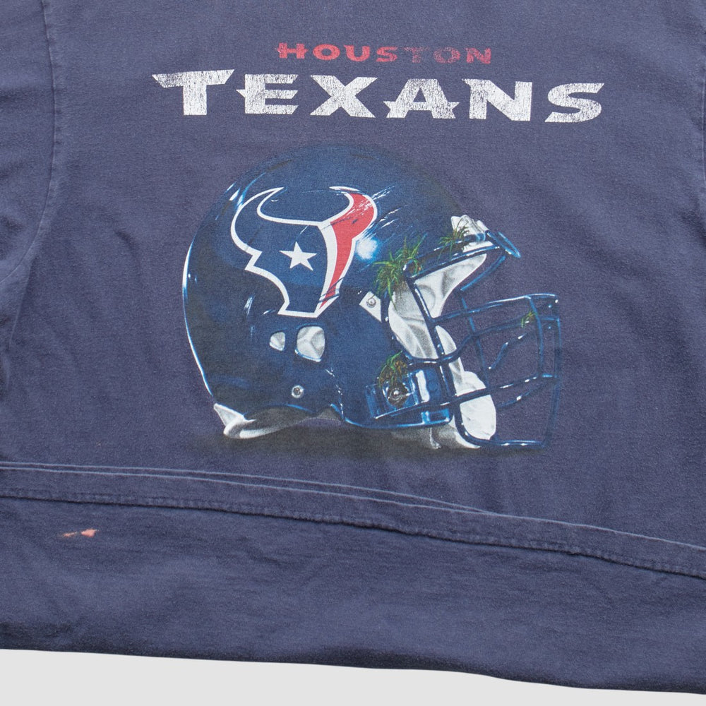 Houston Texans Reebok 2000s T-Shirt - Navy Vintage - Fanatics