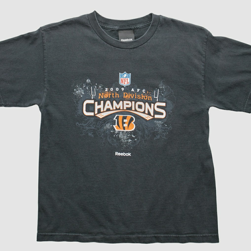 Cincinnati Bengals Reebok 2009 T-Shirt - Black Vintage - Fanatics