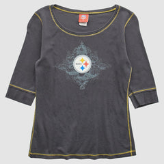 Pittsburgh Steelers NFL 2000s T-Shirt - Gray Vintage - Fanatics