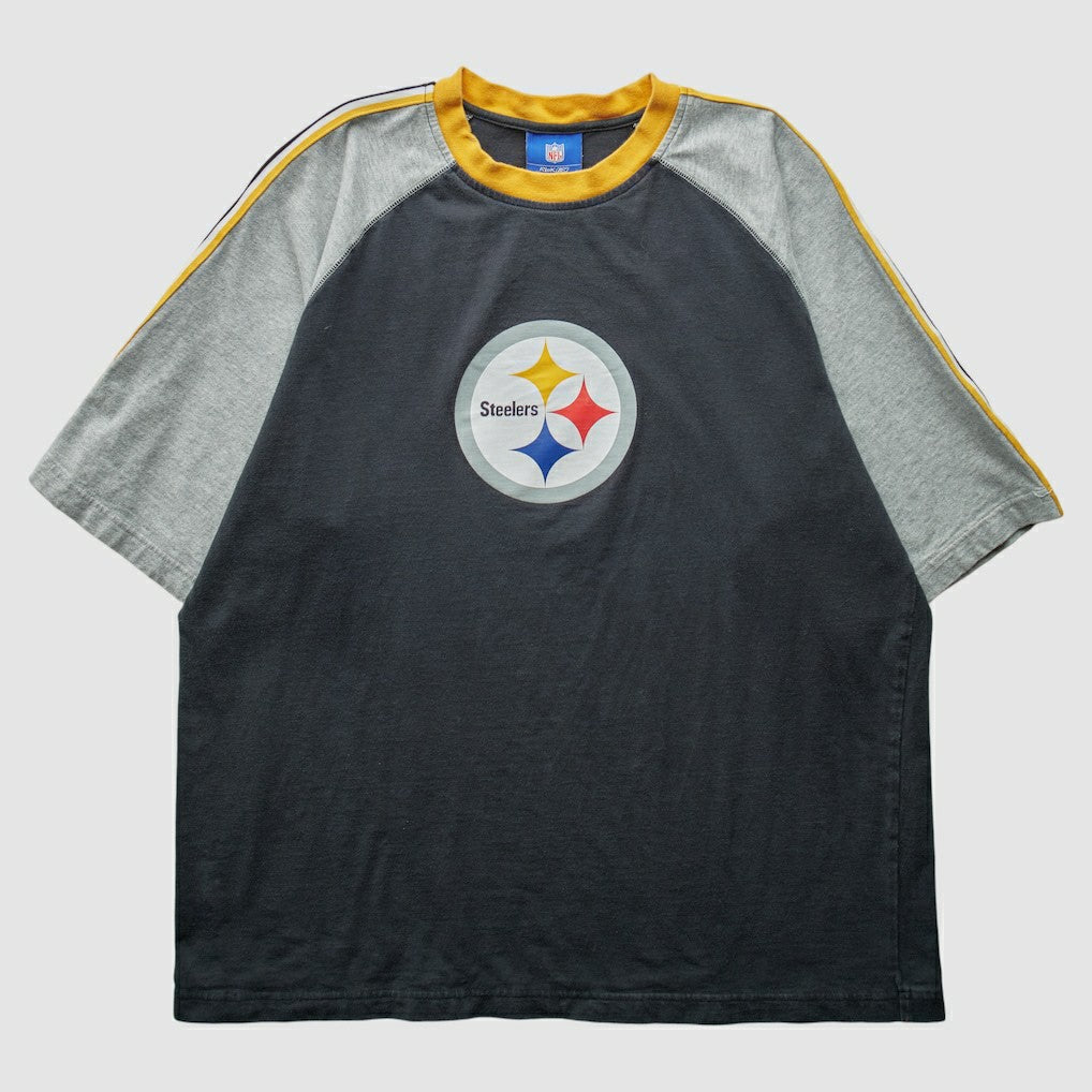 Pittsburgh Steelers Reebok 2000s T-Shirt - Black Vintage - Fanatics