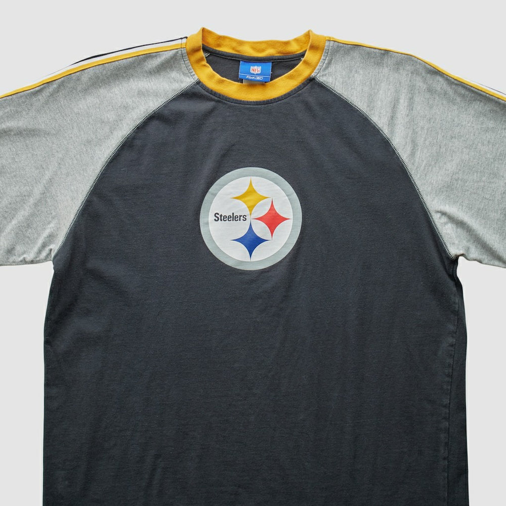 Pittsburgh Steelers Reebok 2000s T-Shirt - Black Vintage - Fanatics