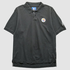 Pittsburgh Steelers Starter 2000s Polo - Black Vintage - Fanatics