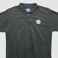 Pittsburgh Steelers Starter 2000s Polo - Black Vintage - Fanatics