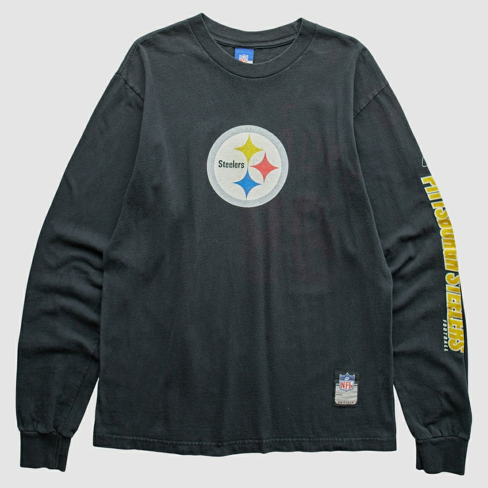 Pittsburgh Steelers Reebok 2000s T-Shirt - Black Vintage - Fanatics