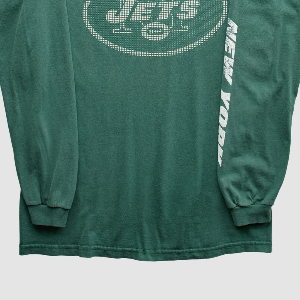 New York Jets NFL 2000s Long Sleeve T-Shirt - Green Vintage - Fanatics
