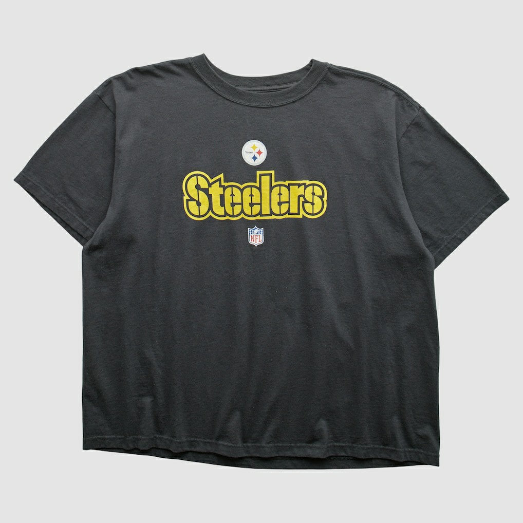 Pittsburgh Steelers 2000s T-Shirt - Black Vintage - Fanatics