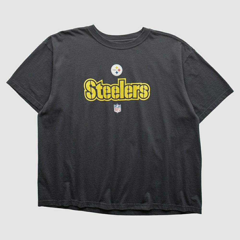Pittsburgh Steelers 2000s T-Shirt - Black Vintage - Fanatics