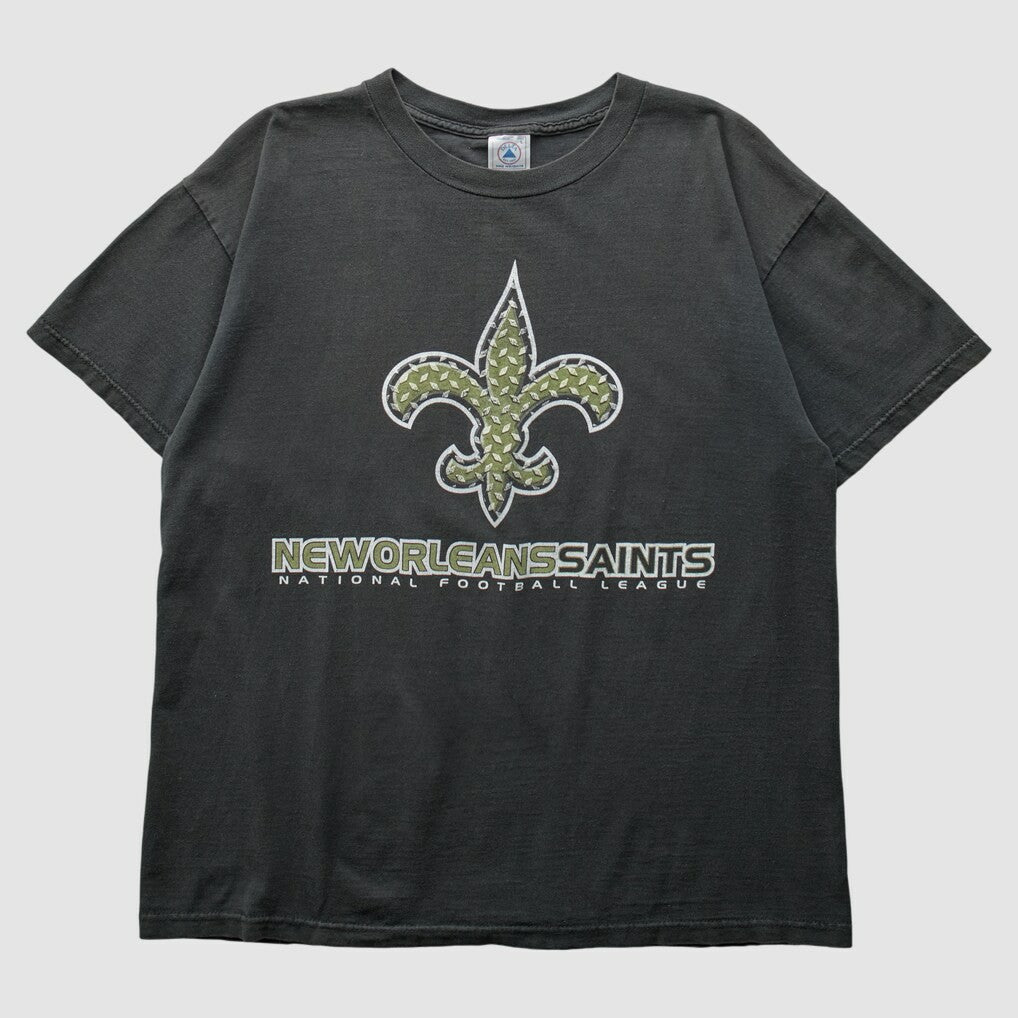 New Orleans Saints Delta 2000s T-Shirt - Black Vintage - Fanatics