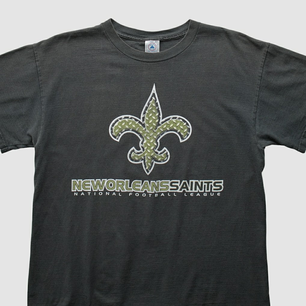 New Orleans Saints Delta 2000s T-Shirt - Black Vintage - Fanatics