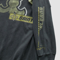 New Orleans Saints NFL 2010s T-Shirt - Black Vintage - Fanatics