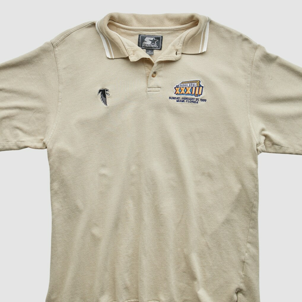 Atlanta Falcons Starter 1999 Polo - Beige Vintage - Fanatics