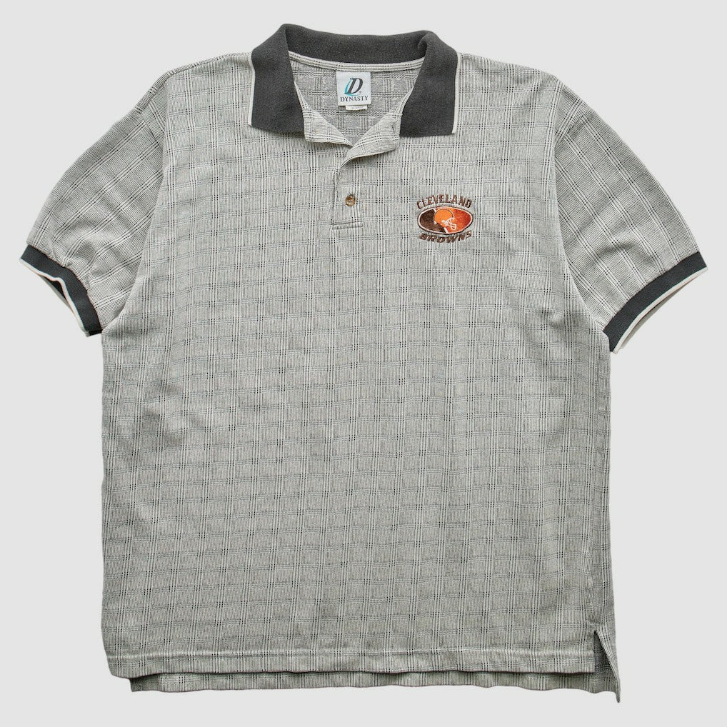 Cleveland Browns Dynasty 2000s Polo - Gray Vintage - Fanatics