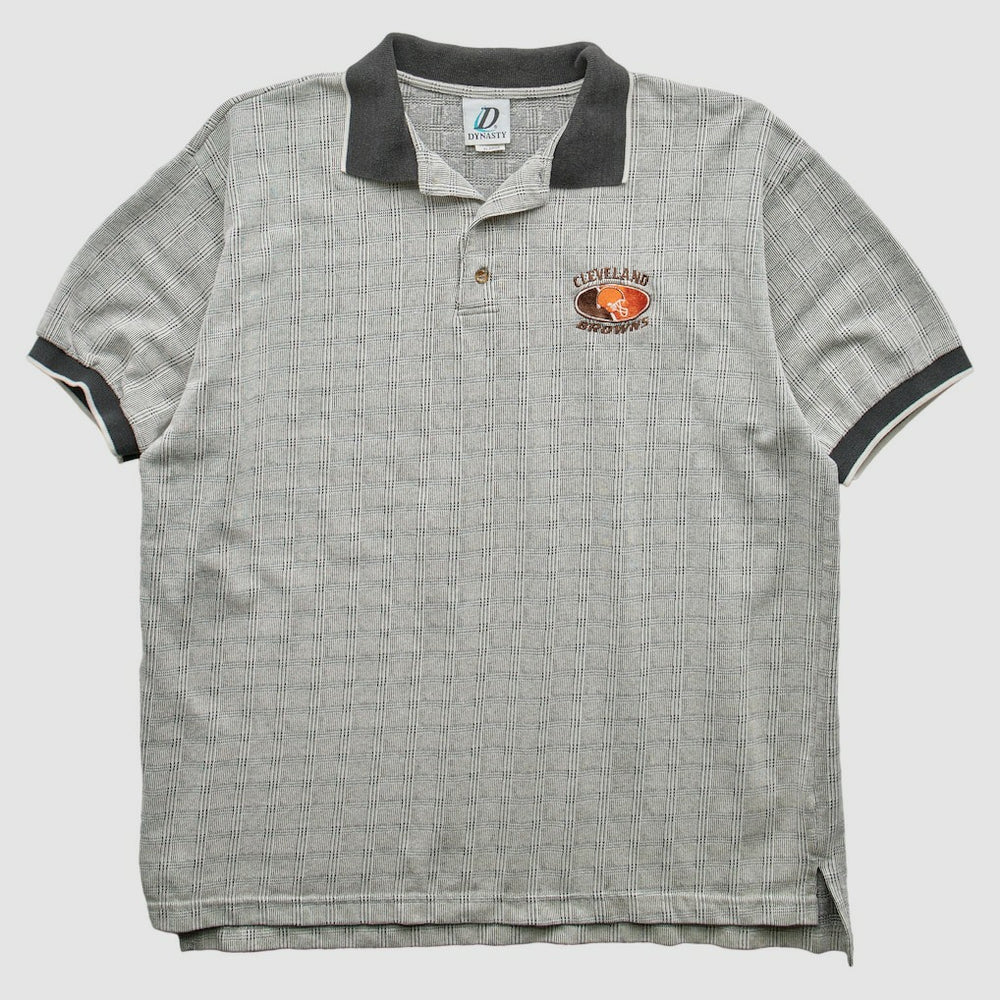 Cleveland Browns Dynasty 2000s Polo - Gray Vintage - Fanatics
