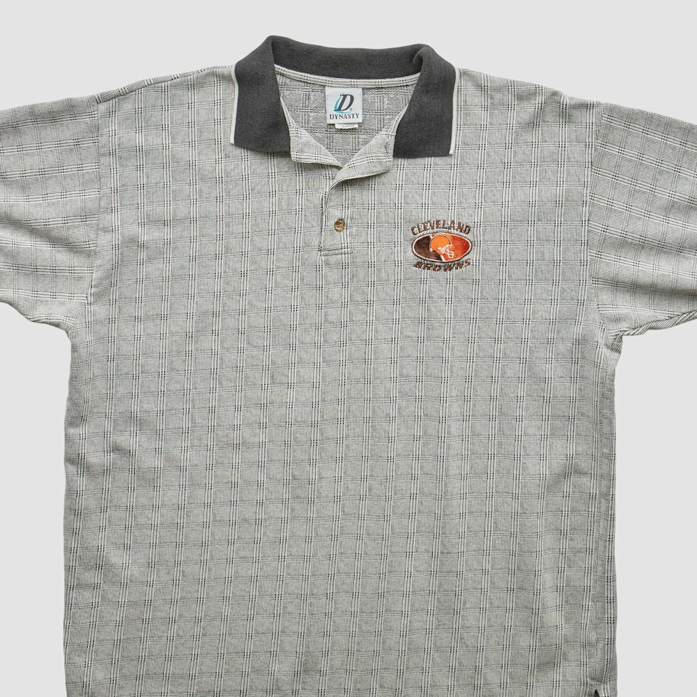 Cleveland Browns Dynasty 2000s Polo - Gray Vintage - Fanatics