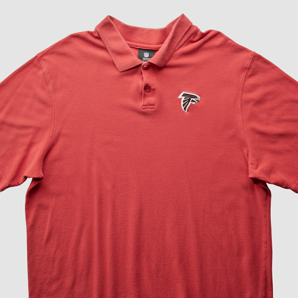Atlanta Falcons Reebok 2010s Polo - Red Vintage - Fanatics