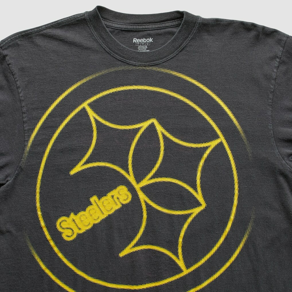 Pittsburgh Steelers Reebok 2000s T-Shirt - Black Vintage - Fanatics