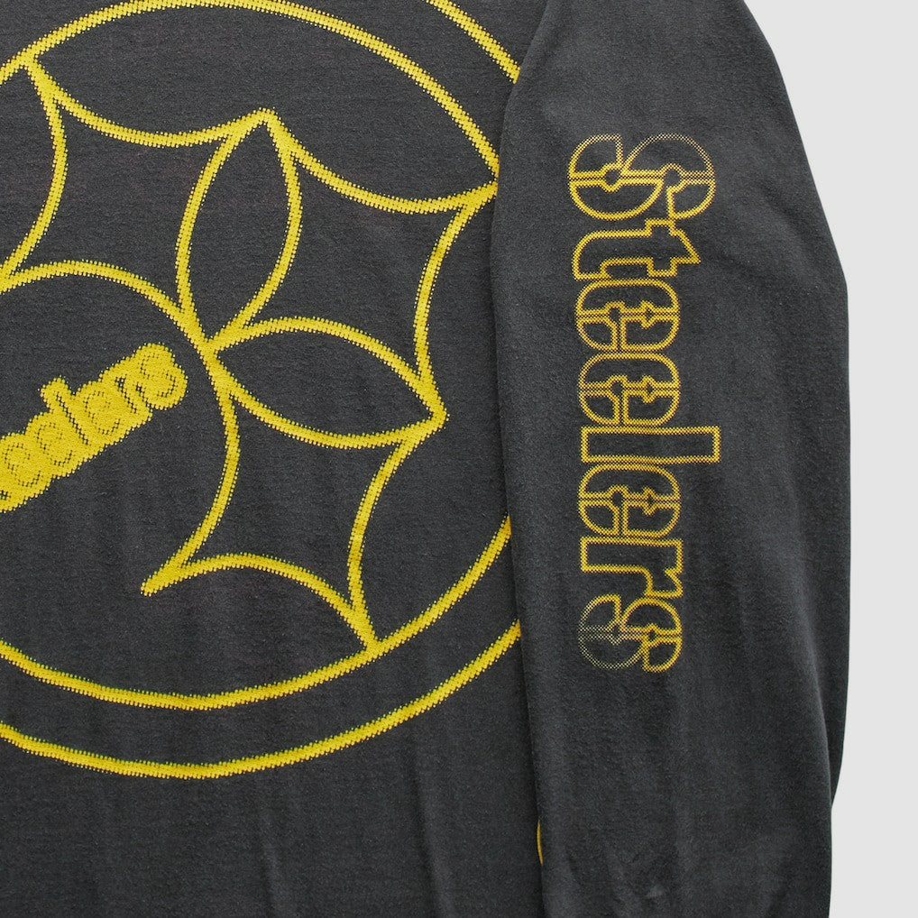 Pittsburgh Steelers Reebok 2000s T-Shirt - Black Vintage - Fanatics