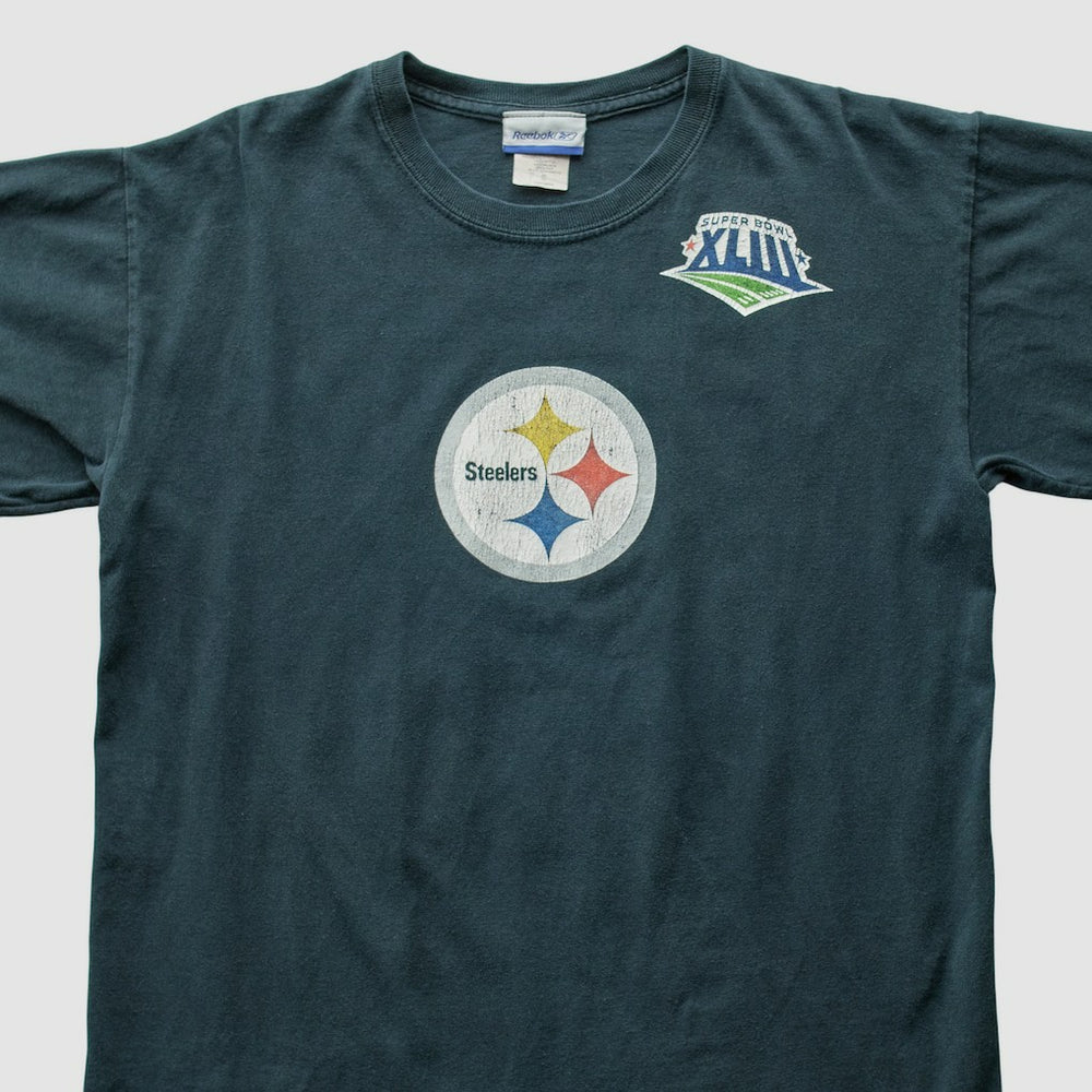 Pittsburgh Steelers Reebok 2009 T-Shirt - Blue Vintage - Fanatics