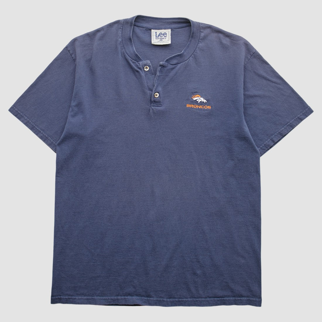 Denver Broncos Lee Apparel 90s T-Shirt - Navy Vintage - Fanatics