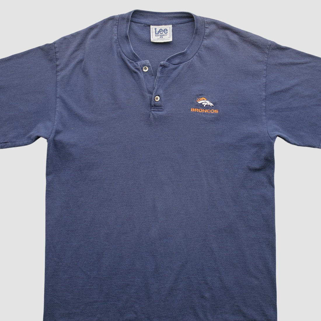 Denver Broncos Lee Apparel 90s T-Shirt - Navy Vintage - Fanatics