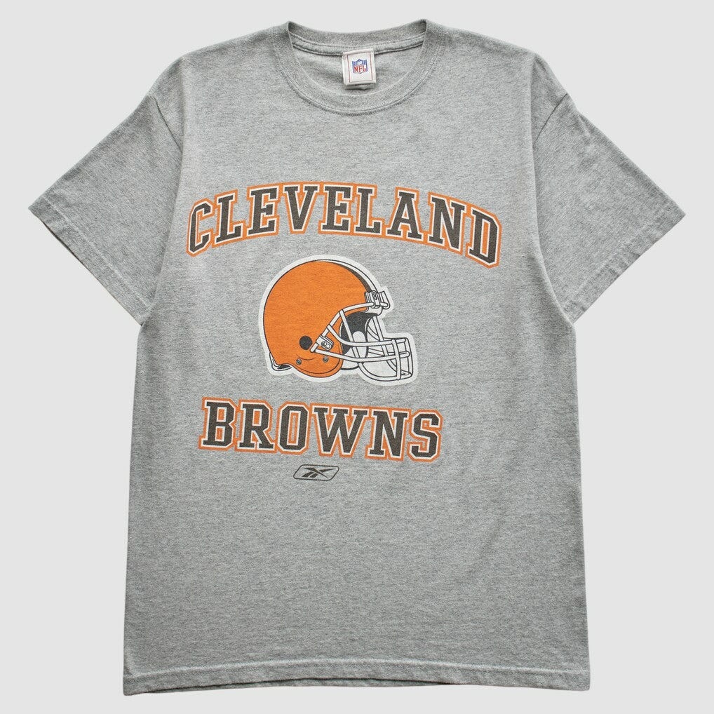 Cleveland Browns Reebok 2000s T-Shirt - Gray Vintage - Fanatics