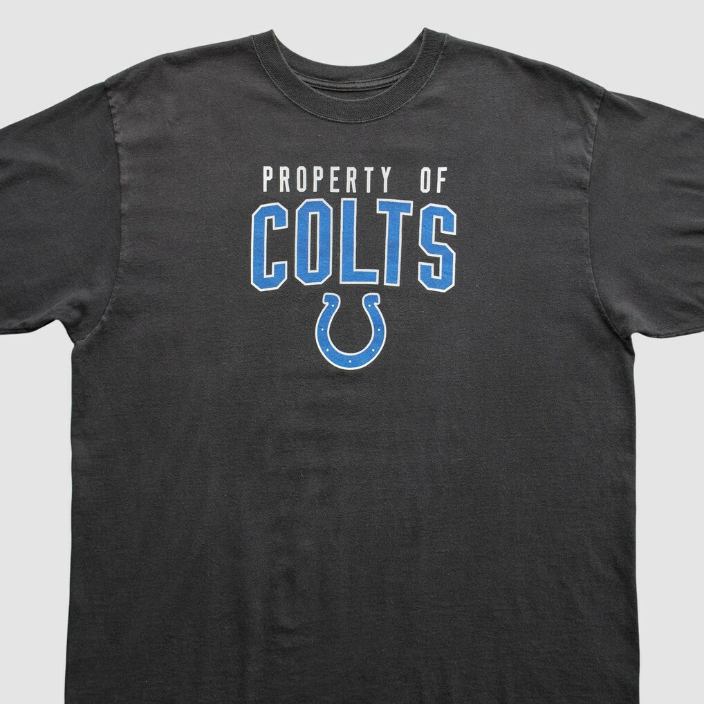 Indianapolis Colts Reebok 2000s T-Shirt - Black Vintage - Fanatics