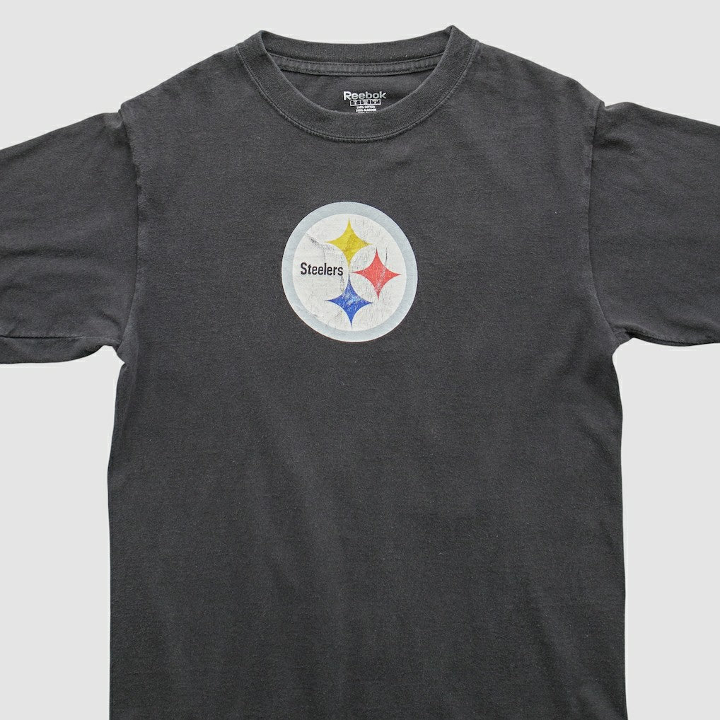 Pittsburgh Steelers Reebok 2000s T-Shirt - Black Vintage - Fanatics
