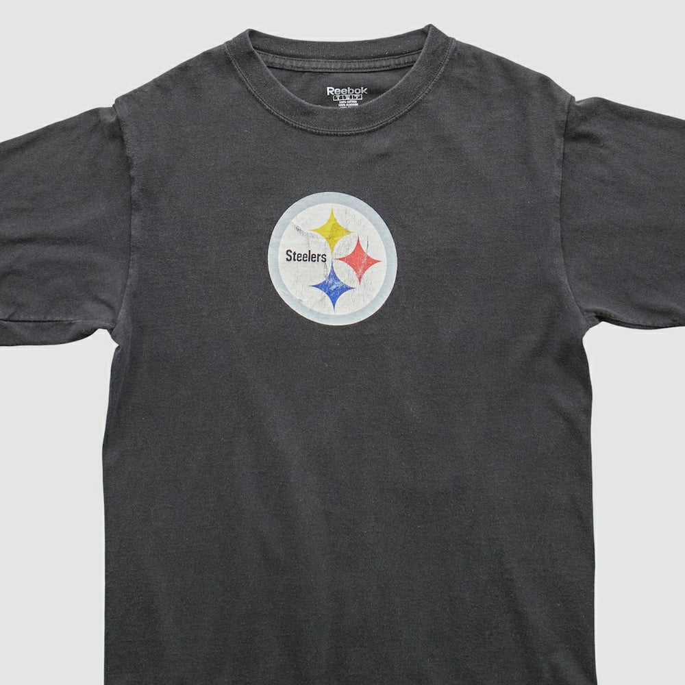 Pittsburgh Steelers Reebok 2000s T-Shirt - Black Vintage - Fanatics