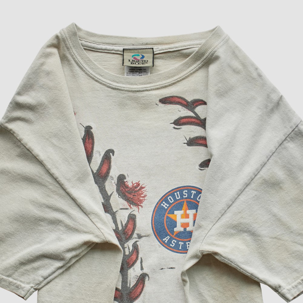 Houston Astros Liquid Blue 2000s T-Shirt Online