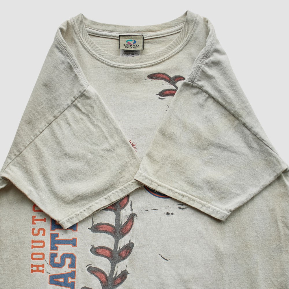 Houston Astros Liquid Blue 2000s T-Shirt Online