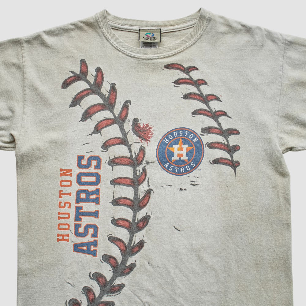 Houston Astros Liquid Blue 2000s T-Shirt Online