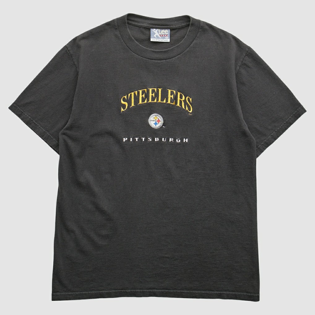 Pittsburgh Steelers Lee Apparel 90s T-Shirt - Black Vintage - Fanatics