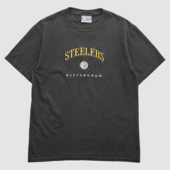 Pittsburgh Steelers Lee Apparel 90s T-Shirt - Black Vintage - Fanatics