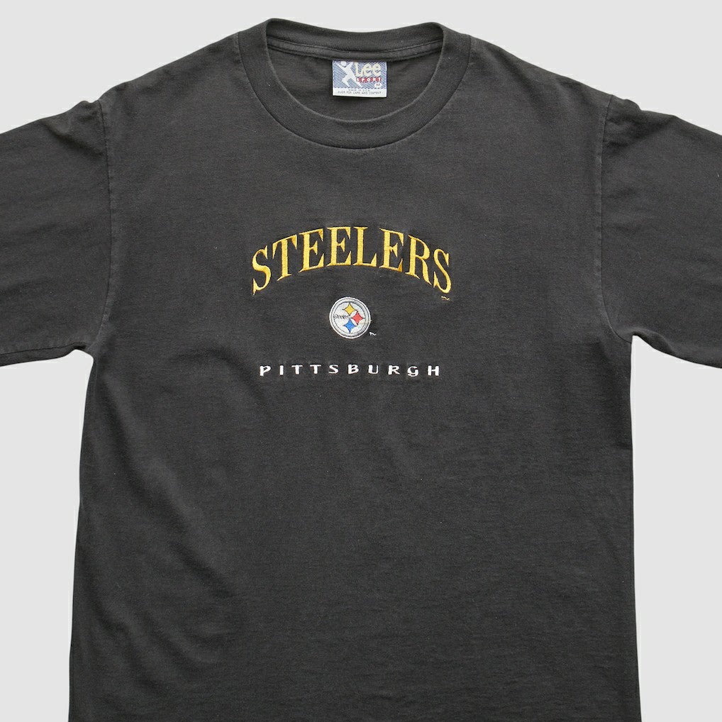 Pittsburgh Steelers Lee Apparel 90s T-Shirt - Black Vintage - Fanatics
