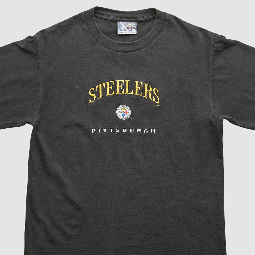 Pittsburgh Steelers Lee Apparel 90s T-Shirt - Black Vintage - Fanatics